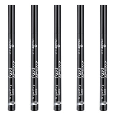 essence  Eyeliner Pen Extra Longlasting Pack of 5 Smudgeproof Liner with Precise and Easy Application  Bold  Natural Eye Make Up  Vegan Cruelty Free  Paraben Free