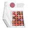 Allwon 4Layer Book Shaped Marble Magnetic Palette Large Empty Makeup Palette Storage Box for Eyeshadow Lipstick Blush Powder White