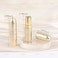 AUEAR Empty Lip Balm Lipstick Tubes Container Bullet Shape for Lipstick Lip Balm DIY Gold 8 Pack