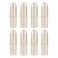 AUEAR Empty Lip Balm Lipstick Tubes Container Bullet Shape for Lipstick Lip Balm DIY Gold 8 Pack