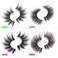 DYSILK Mink Lashes False Eyelashes Wispy Lashes Natural Look 20 Pairs Lashes Pack 4 Styles Mixed Faux Mink Eyelashes 6D Fake Eyelashes Fluffy Cat Eye Lashes Pack 11mm20mm