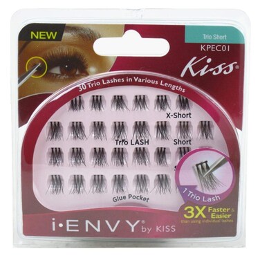 KISSI Envy Trio Short 30 Trio Lashes 3 Pack