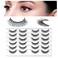 SONAFEEL False Lashes Natural Look Eye Lashes Pack Short Natural Eyelashes Wispy Strip Lashes Small Crisscross Daily Fake Eyelashes Reusable Faux 3d Mink Lashes Pestaas Postizas Naturales