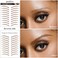 Aresvns Tattoo Eyebrows Brown 99 Pairs Newly Improved Fake Eyebrow Transfers Stickers Waterproof4D Realistic Imitation EyebrowsPopular Eyebrow Shapes for Women Girls Christmas Gift