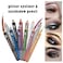 Jumbo Glitter Eyeliner Pencils  12 Metallic Colors Eyeliners  Eyeshadow Pencil Set Natural Long Lasting Hypoallergenic Eye Makeup