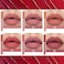 Lipstick Matte Lipstick Liquid Makeup Set 6Pcs LongLasting Wear NonStick Cup Not Fade Waterproof Velvet Lip Gloss Kit Lip Makeup Gift Sets for Girls and Women Nude Colors