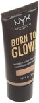 NYX PROFESSIONAL MAKEUPBorn To Glow Naturally Radiant Foundation Medium Coverage  Porcelain