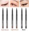 Go HoBlackLight BrownDark Brown Eyeliner Pencils6 Pack Gel Eye Liner Makeup PencilHigh Pigment Smooth Eyeliner StickSoft Easy to Color Eye Liner Pen