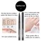 Go HoBlackLight BrownDark Brown Eyeliner Pencils6 Pack Gel Eye Liner Makeup PencilHigh Pigment Smooth Eyeliner StickSoft Easy to Color Eye Liner Pen