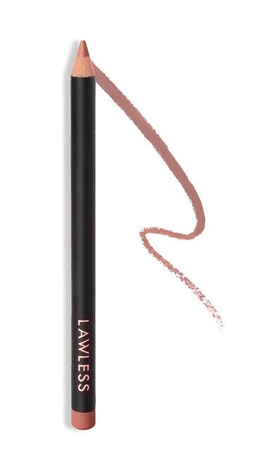 Lawless Forget the Filler Definer Liner  Nude Honey  Premium Lip Liner with Natural Ingredients to Provide a Smooth Look with a Satin Finish Clean Makeup with TugFree Application  004 oz