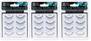 3 Pack ARDELL Professional Natural Multipack 110 Black by Ardell