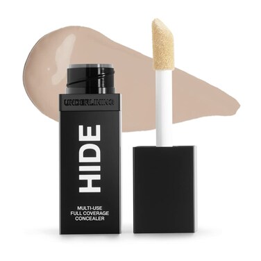 HideLiquid Concealer Medium to Full Coverage Concealer for Blemishes Under Eye Dark Circles  Scars Oil Free Concealer Linen See Shade Finder 05 fl oz