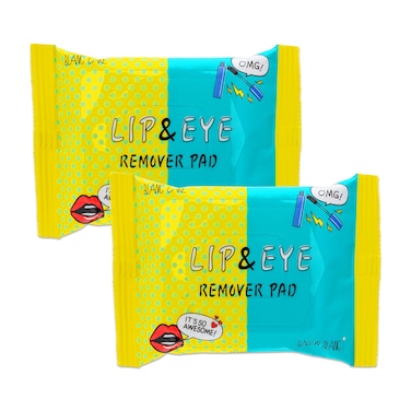 Care Lip  Eye Remover Pads  Heavy Makeup Remover  Face Wipes  Botanical Ingredients  60 Pads