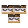 iENVY Luxury Mink Collection False Eyelashes 100 Real Mink Glamorous Eye Look Lashes Maximum Fluffiness 3D MultiCurl Angle 3 Pack