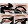 AlaynaEyeliner Stencils for Cat Eye Winged and Smokey Eyeshadow Applicators Shaper Tool Guide Sticker Eyebrow Pencil 10 Different Effects 4 Pack
