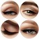 AlaynaEyeliner Stencils for Cat Eye Winged and Smokey Eyeshadow Applicators Shaper Tool Guide Sticker Eyebrow Pencil 10 Different Effects 4 Pack