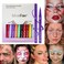 12 Pcs Colorful Eyeliner Waterproof Liquid Eyeliner Neon Makeup Eyeliner Eyeliner Pencil Makeup Gift Kit for Halloween Christmas Thanksgiving 12pcs