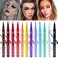 12 Pcs Colorful Eyeliner Waterproof Liquid Eyeliner Neon Makeup Eyeliner Eyeliner Pencil Makeup Gift Kit for Halloween Christmas Thanksgiving 12pcs