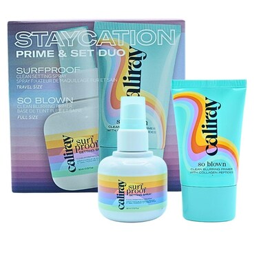 calirayStaycation Primer  Setting Spray Set