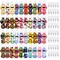 KPX40Pcs Chapstick Holder Random Color Keychain with Metal Clip Cords Lip Balm Holder Chapstick Keychain Holder Bulk for Lipstick Chapstick Tracker Safeguard