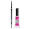 NYX PROFESSIONAL MAKEUPMicro Brow Pencil Ash Brown  Brow Glue Clear 2Pack Bundle