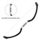 Guapa Eyebrow Marker Ruler Featuring Bubble Leveler Eyebrow Mapping Tool Kit Featuring Bow with String Eyebrow Bow Mapper Tool with Mapping Thread for Shaped Brows Permanent Makeup Tattoo Black