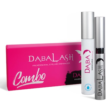 Dabalash Waterproof Combo Professional Eyelash Brow Strengthener Waterproof Mascara Give Your Own Lashes A Longer Fuller Thicker Look 018 oz 045 oz