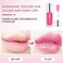 Hydrating Lip Glow Oil Plumping Lip Gloss NoSticky Transparent Moisturizing Lip Balm Natural Lip Plumper Gloss Make Lips Fuller and Moisturizing  Raspberry