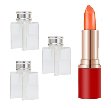 3 Set 121 DIY Lipstick Mold Set Lip Balm Maker Silicone Lipstick Making Mould Cosmetic DIY Mold for 121mm Lipstick Tube