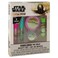 Mandalorian Baby Yoda Die Cut Lip Gloss Beauty Set  Includes 4 Flavored Lip Glosses and 1 Green Apple Flavored Lip Balm Star Wars Themed Makeup Kit  Baby Yoda Gift Set