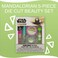 Mandalorian Baby Yoda Die Cut Lip Gloss Beauty Set  Includes 4 Flavored Lip Glosses and 1 Green Apple Flavored Lip Balm Star Wars Themed Makeup Kit  Baby Yoda Gift Set