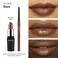 Mented Cosmetics Dark Brown Lip Liner Pencil Waterproof Lip Liner Dark Brown Lip Pencil Natural Lip Liner Dark Lip Liner Vegan CrueltyFree Makeup Matte Lip Liners for Women