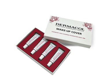 Dermacol Full Coverage Foundation  Long Lasting Waterproof Makeup Cover Cream SPF30  Hypoallergenic  Light Weight Liquid  Tattoo Acne Spots Undereye Skin Coverup  30g