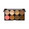 Ruby KissesFlawless Finish with 3D Contour Cream Makeup Palette  Lightweight MultiPalette Contouring Foundation Creamy Sculpt Highlighting Define Cheekbones Light Medium