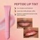4 Colors Peptide Lip Tint Hydrating Lip Gloss Glossy Lip Glow Oil with Nourishmax Jojoba Oil Hydrating Tinted Lip Oil Revitalizing for Dry Lips