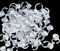 Pigment Rings  100PCS Tattoo Rings Cups Disposable Makeup Rings Tattoo Glue HolderTattoo Ink Ring Adhesive Makeup Glue Rings Palette Plastic Nail Art Eyelash Extension Rings Medium 100pcs