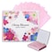 100 Counts  Mirror Case Cherry Blossom Natural Oil Blotting Paper for Face Korean with Mirror Case