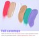 MAEPEOR Matte Eyeshadow Primer 6 Colors Prevent Oily Lids and Creasing Eye Primer Base Longlasting Waterproof  Smudgeproof Eye Primer Makeup for All Shadows Medium