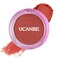 UCANBE Matte CreamToPowder Blush Makeup Palette Highly Pigmented Lightweight Blush for Cheek and Eye Blendable Flawless Velvety Coverage Face Blushes Make up 025 Ounce Carrot
