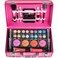 SHANY Carry All Makeup Train Case with Pro Makeup Set Makeup Brushes Lipsticks Eye Shadows Blushes Powders and more  Reusable Makeup Storage Organizer  Premium Gift Packaging  Pink