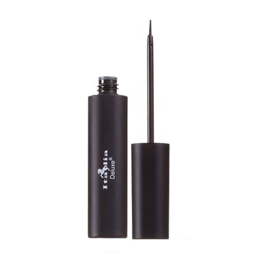 ItaliaDeluxe Makeup 1 Classic Liquid Eyeliner 201 Matte Black Eye Liner Vitamin E  ZipBag