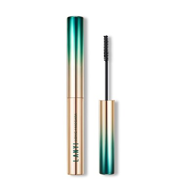 Mascara for Fine Short Eyelash and lower eyelash 25mm Small Brush No Clump Long Lasting SmudgeproofBlack and Waterproof Mascara 1 Pcs