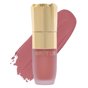 Winky Lux Cheeky Rose Liquid Blush Gel Cream Blush Wand Blendable  Buildable Pigment Long Lasting Weightless Velvet Finish Dusty Rose Blush Noble