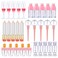 30 Pcs Cute Empty Lip Gloss Tubes 6 Styles Lip Glaze Tubes Novelty Red Wine Glass Lip Oil Bottles Empty LipRefillable Lip Balm Containers for Women Girls DIY5810ML