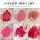 6Pcs Juicy Lasting Tint Lip Gloss Set Vivid Color Glossy Finish Longlasting Moisturizing Glaze Tint HighlyPigmented Clear  Natural Makeup Lip Tint for Daily