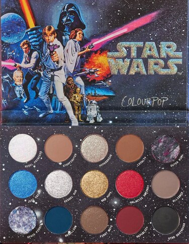 ColourpopEyeshadow Palette StarWars Matte Metallic