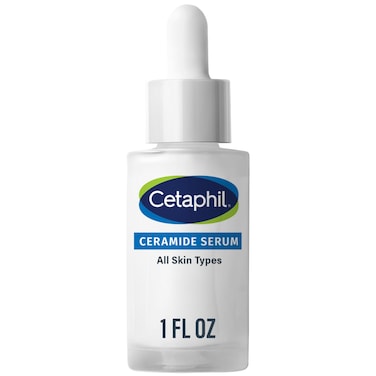 CetaphilCeramide Serum Hydrates and Restores Skin Barrier Formulated with Ceramides  Centella Asiatica Designed for Sensitive Skin Fragrance Free Dermatologist Tested 1oz