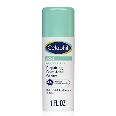 CETAPHIL Gentle Clear Repairing PostAcne Serum Retinol Alternative Oil Free Serum for Sensitive Skin 1 Fl Oz Bakuchiol Improves Skin Tone  Postacne Marks Dermatologist Recommended Brand