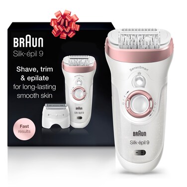 Braun Epilator Silkpil 9 9720 Hair Removal Device Epilator for Women WetDry Waterproof 3in1 Epilate Shave or Trim SalonLike Smooth Skin Womens Shaver  Trimmer Cordless Rechargeable
