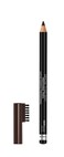 Rimmel London Brow This Way Professional Eyebrow Pencil LongWearing HighlyPigmented BuiltIn Brush 004 Black Brown 005oz
